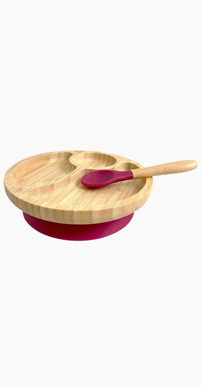 Vajilla-de-bambú-natural-2-piezas-rojo-01