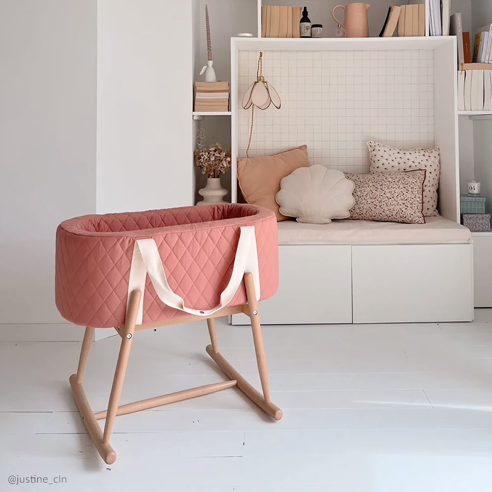 Mini cuna moises KUKO_Rosa Palo