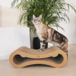 Rascador para Gatos ecológico y duradero, ideal para estirarse, jugar y descansar. Protege tus muebles con estilo y cuida el bienestar de tu felino.