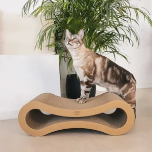 Rascador para Gatos ecológico y duradero, ideal para estirarse, jugar y descansar. Protege tus muebles con estilo y cuida el bienestar de tu felino.