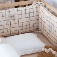 Cot Bumper - Camel Check 1